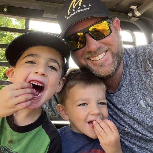 Max Copello with his two sons